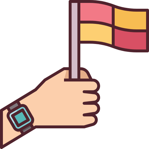 Offside flag Symbol