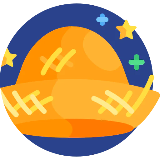 Straw hat icon