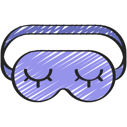 Sleeping mask biểu tượng
