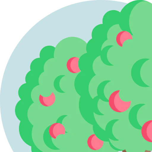 Apple tree icon