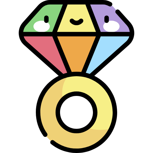 Diamond ring icon