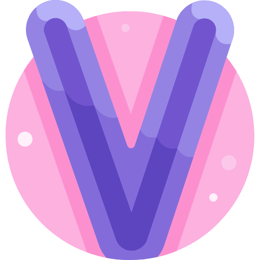V icon
