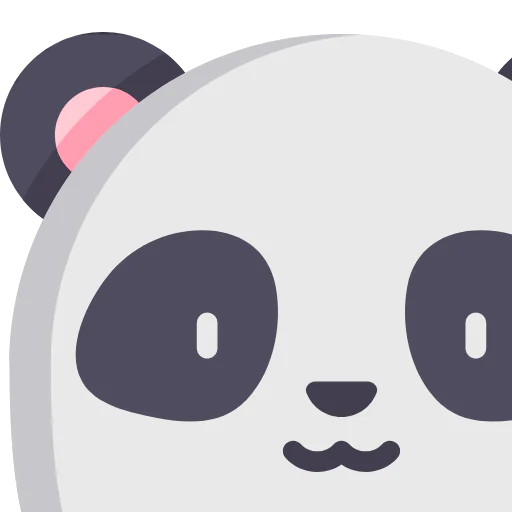 Panda bear icon