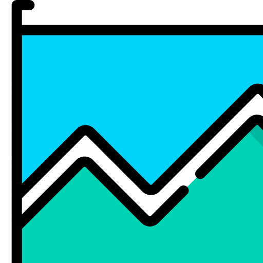 Line chart icon