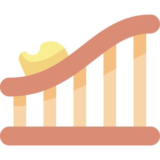 Roller coaster icon