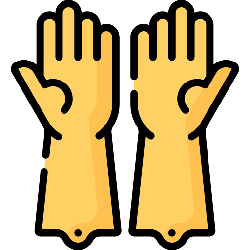 Чистящие перчатки иконка