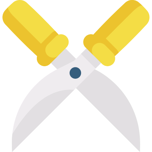 Pruning shears icon