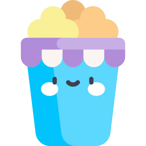 Popcorn box icon