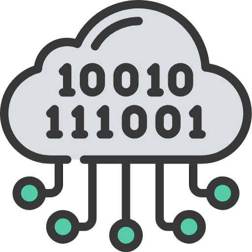 Cloud data icon