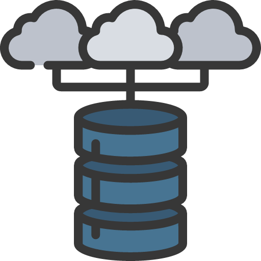 Cloud database アイコン