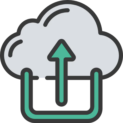 Cloud upload icon