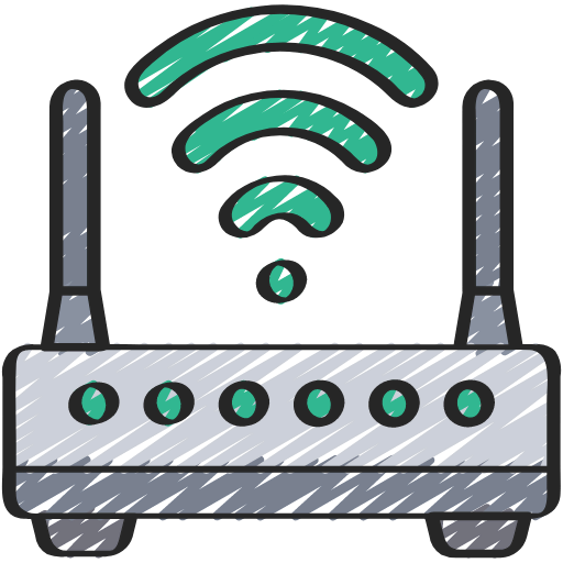 Wireless router icon