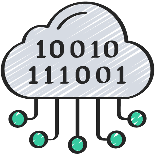 Cloud data icon