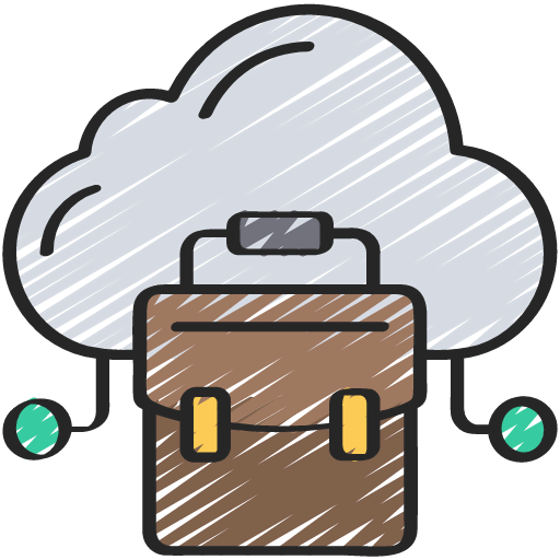 Cloud computing ícono