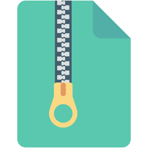Zip folder icon