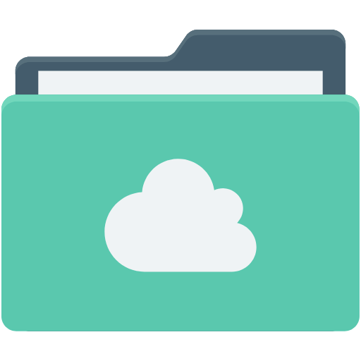 Cloud folder icon