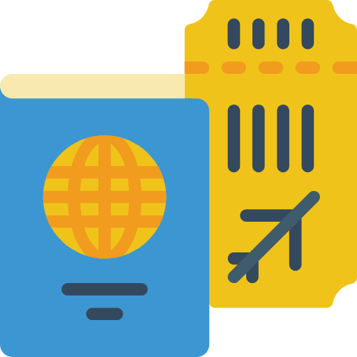 Boarding pass icon