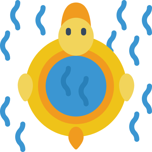 Inflatable duck icon