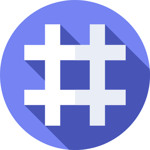 Hashtag icon