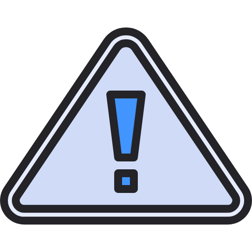 Warning sign icône