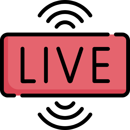Live streaming icon