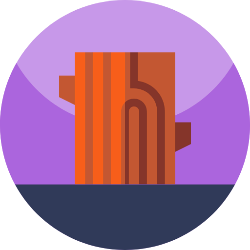 Tree stump icon