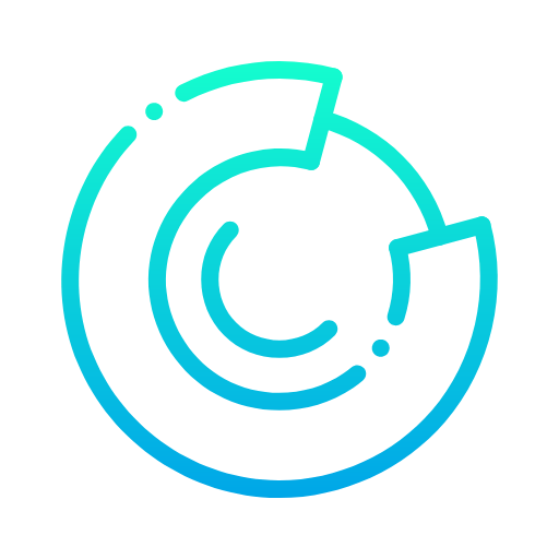 Circular diagram icon