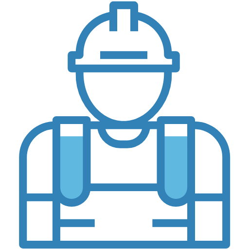 Construction worker icon